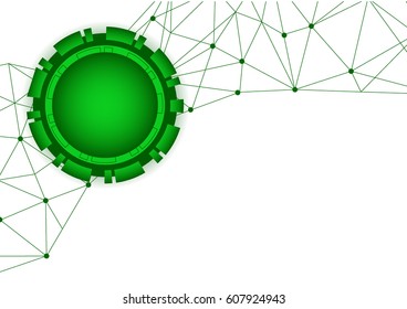 Abstract technological background. Vector