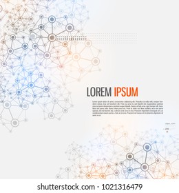 Abstract technological background. Vector illustration