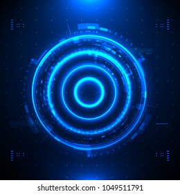 Abstract technological background Vector illustration.