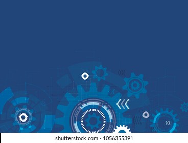 Abstract technological background. Vector illustration.