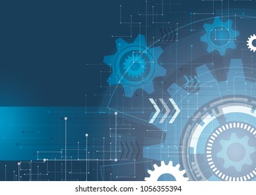 Abstract technological background. Vector illustration.