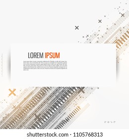 Abstract technological background Vector illustration.