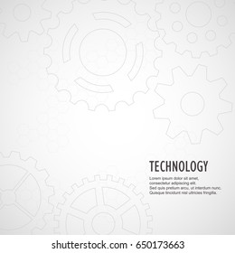 Abstract technological background. Vector illustration.