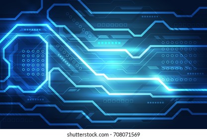Abstract technological circuit board background. vector illustration.