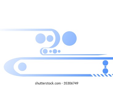 Abstract technological design. Vector illustration
