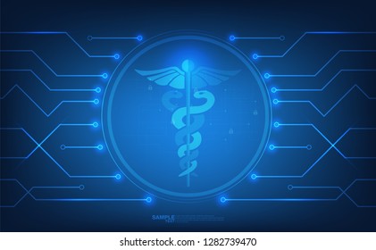 abstract technological health care; science blue print; scientific interface; futuristic backdrop; digital blueprint of human; 3D body part of human,icons health vector illustration.