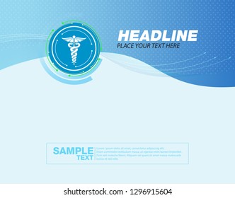 abstract technological health care; science blue print; scientific interface; futuristic backdrop; digital blueprint of human; 3D body part of human,icons health vector illustration.
