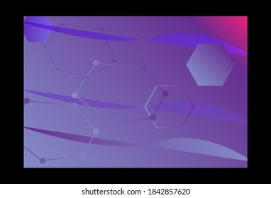 Abstract technological innovation with connected line and dots. futuristic - flyers - banners - backgrounds - web. headline vector