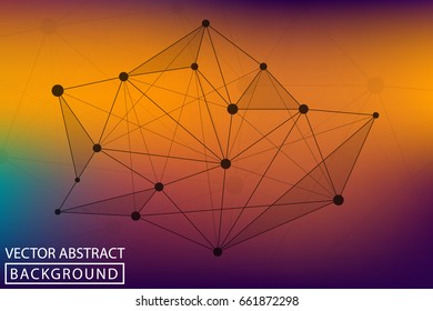 Abstract technological pattern, vector illustration. Color Technology Background. 