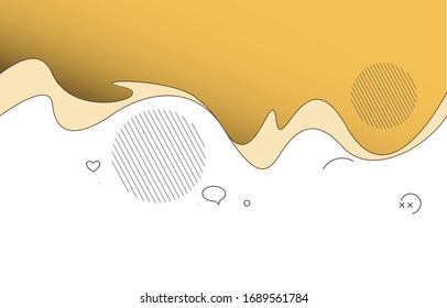 Abstract technological promotion geometric shapes banner, Structure pattern technology backdrop.