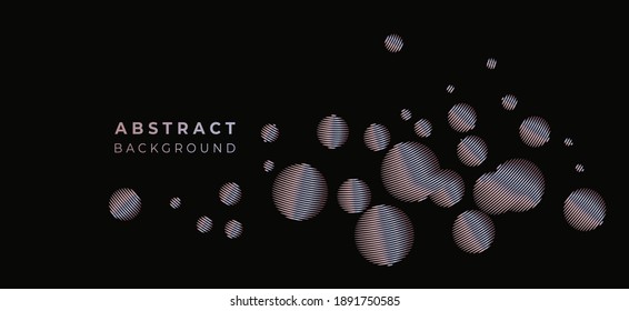 Abstract technological promotion geometric shapes banner, Structure pattern technology backdrop.