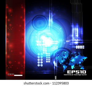 Abstract technology background