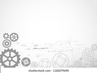 Abstract Technology Background