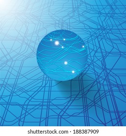 Abstract technology background 