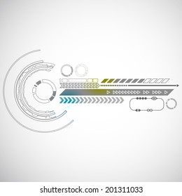 Abstract technology background