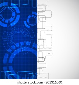 Abstract technology background