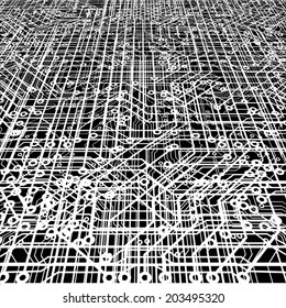 Abstract technology background 