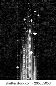 Abstract technology background