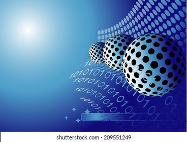 Abstract technology background