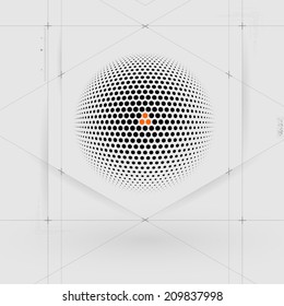 Abstract technology background