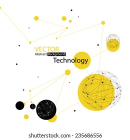 Abstract Technology Background