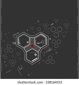 Abstract technology background