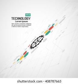 Abstract technology background