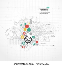 Abstract Technology Background