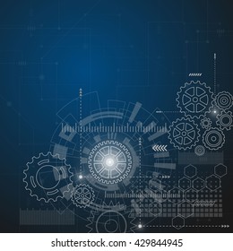 Abstract Technology Background