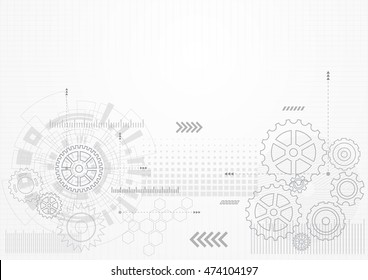 Abstract Technology Background