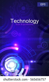 Abstract technology background
