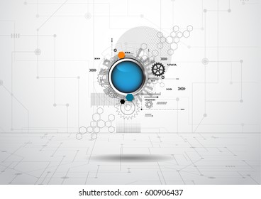 Abstract Technology Background
