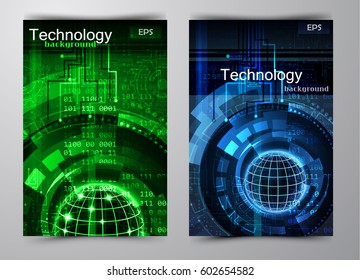 Abstract technology background