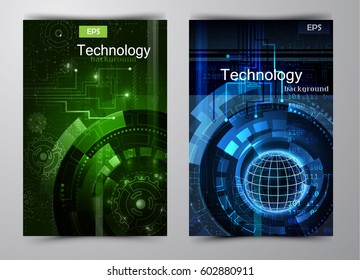 Abstract technology background