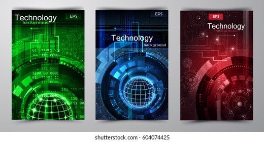 Abstract technology background