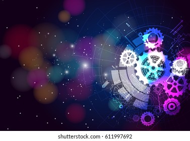 Abstract technology background