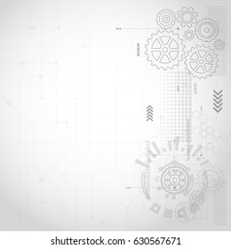 Abstract Technology Background