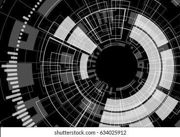 Abstract Technology Background
