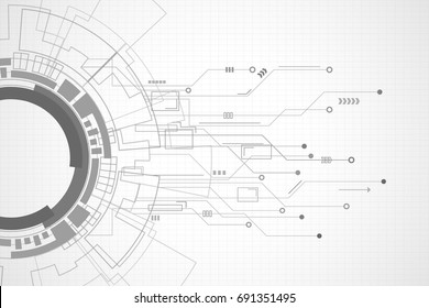 Abstract Technology Background