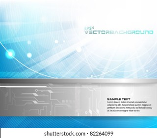 Abstract Technology Background