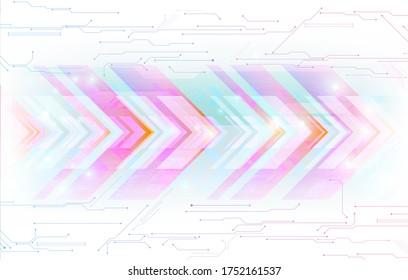 Abstract technology background. Artificial intelligence and machine learning concept. Digital computer code. Data transfer concepts in internet.