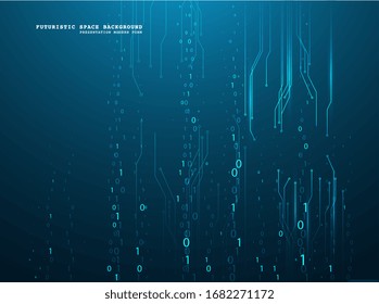 Abstract technology background. Big data for future technology. Artificial intelligence data research. Digital innovation concept for your design