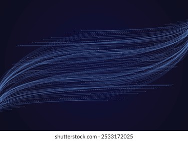 Abstract technology background with Big data. Internet connection, abstract sense of science and technology analytics concept graphic design. Vector illustration