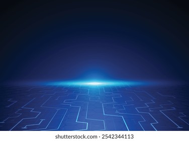 Resumo da tecnologia com Big data. Conexão com a Internet, senso abstrato de ciência e tecnologia analítica conceito design gráfico. Ilustração vetorial