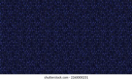 Abstract technology background. Binary code stream seamless vector pattern. Computer code seamless blue texture.