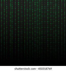 Abstract technology background. Binary Computer Code.