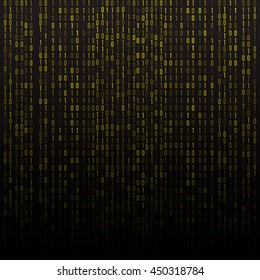 Abstract technology background. Binary Computer Code.