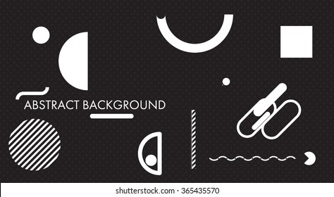 Abstract technology background black & white. simple vector illustration. Perfectly suited for the artwork, printing and web design