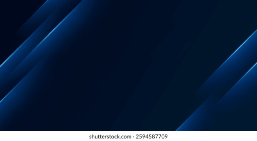 Abstract technology background with a blue and black luxury design, featuring sleek innovation elements, perfect for modern digital and futuristic projects.