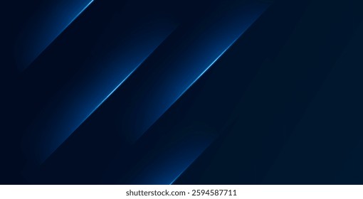 Abstract technology background with a blue and black luxury design, featuring sleek innovation elements, perfect for modern digital and futuristic projects.